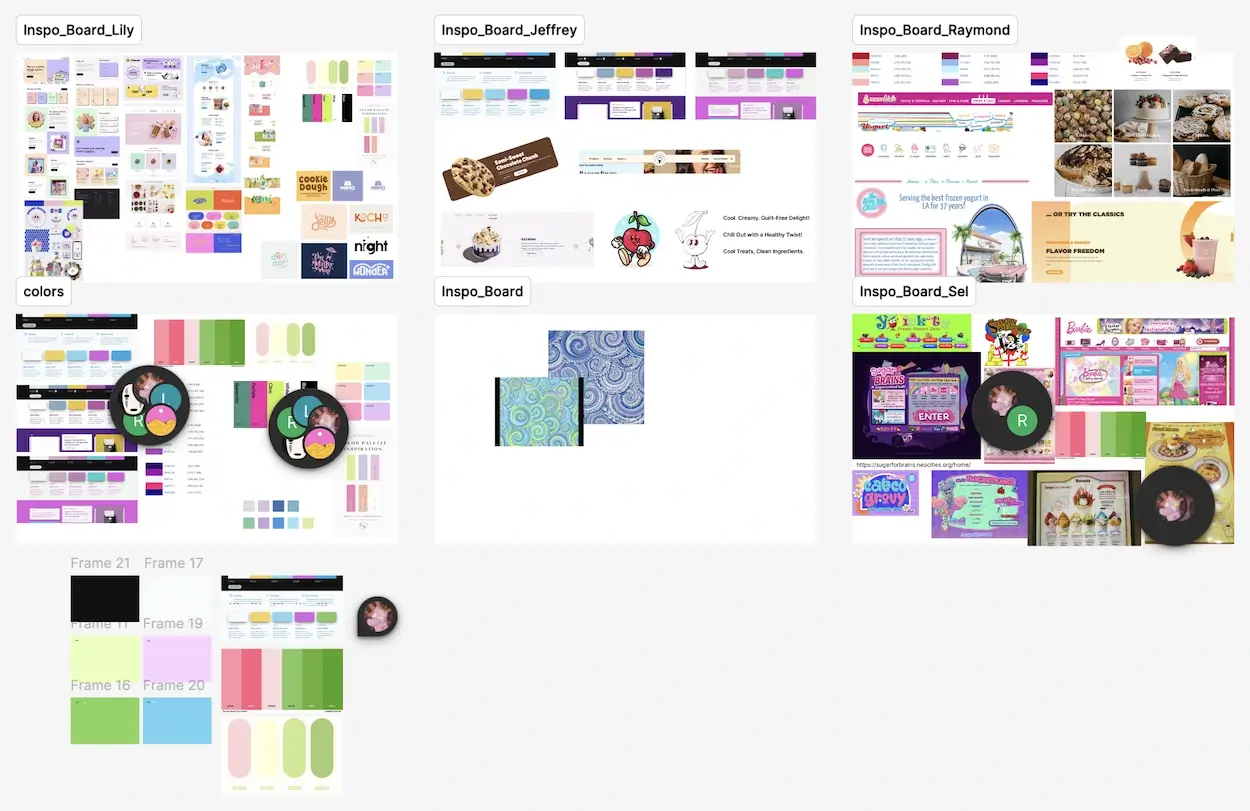 image of a bunch of inspiration boards